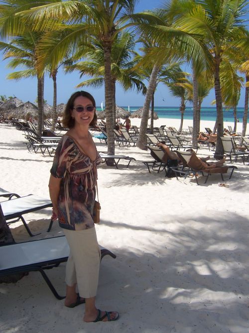 Carol on Beach Punta Cana.jpg